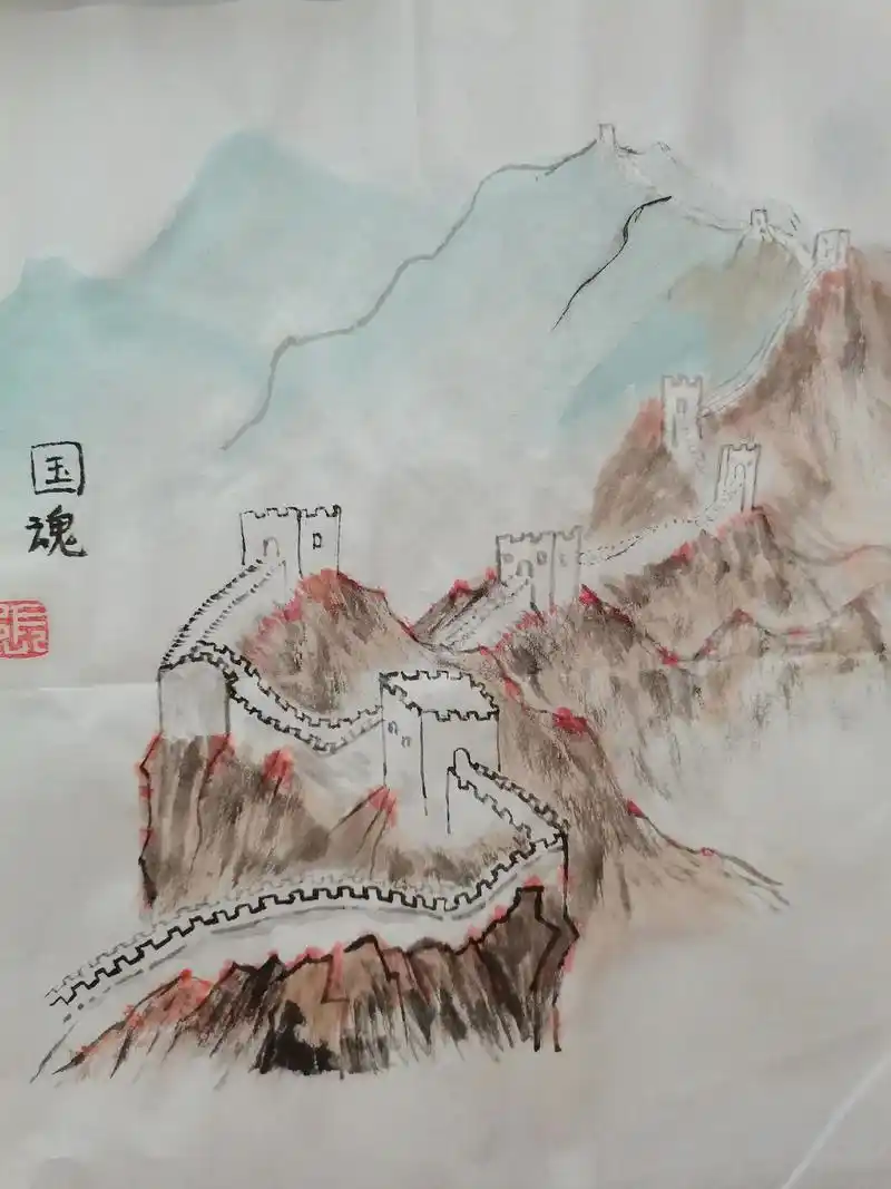 《我和我的国画》 ——  向七一党的生日献礼! - 抖音