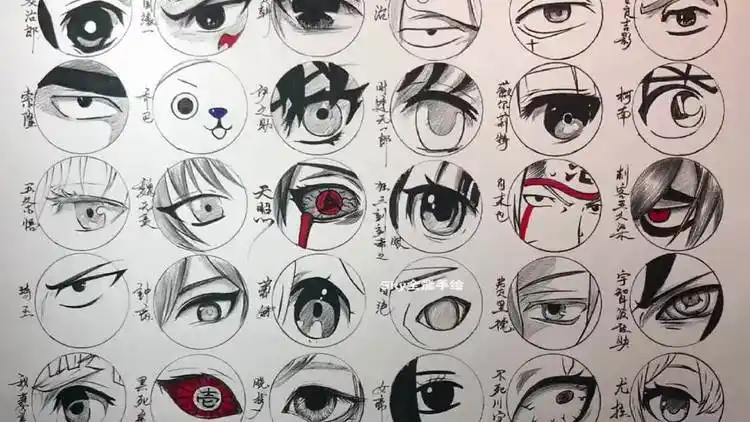 教你画火影忍者天照眼睛教程_网易视频