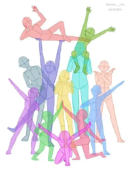 绘画参考##模板