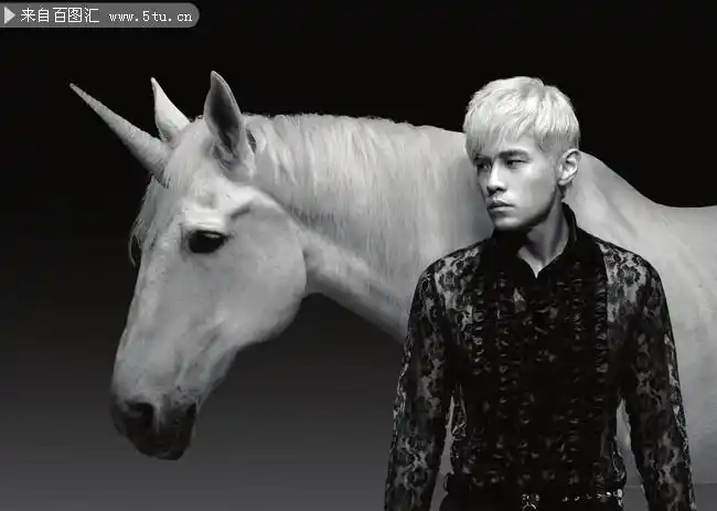 周杰伦十二新作写真高清图片素材