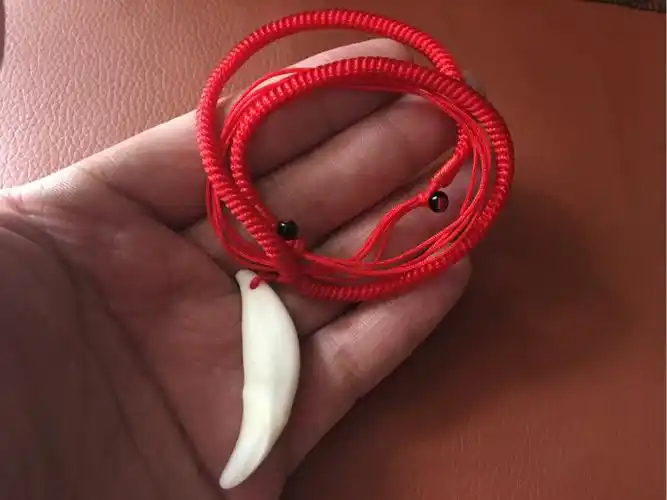 狼牙吊坠真黑狗牙项链藏獒牙狗牙齿吊坠儿童驱鬼辟邪男女情侣吊坠3840