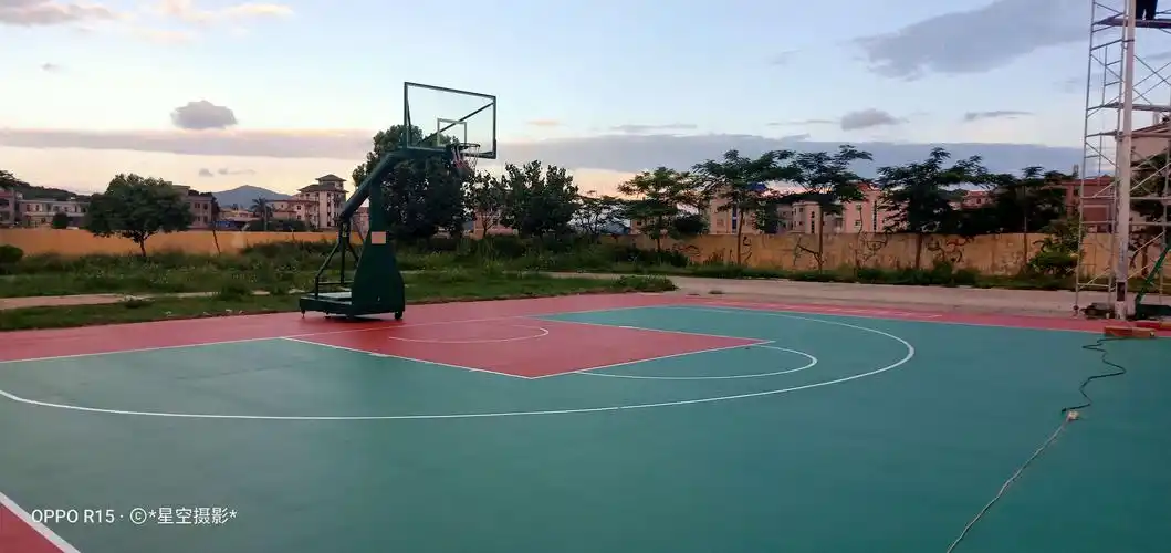 蓝田公益篮球再传喜讯——硅pu篮球场建成啦!🎉🎉🎉 - 美篇