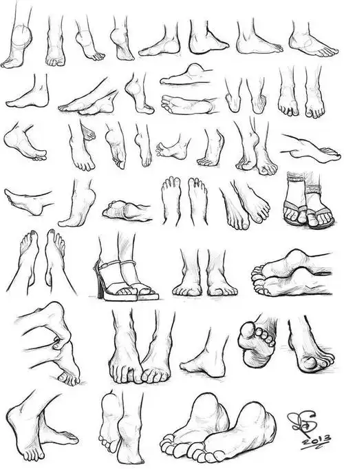 第十八篇:脚部(上) | 阿汤哥美术中阶教程