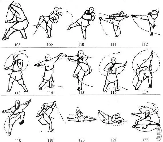 少林醉拳教学图解全套