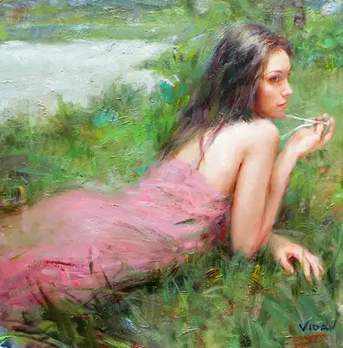 意大利画家vidan唯美油画作品欣赏