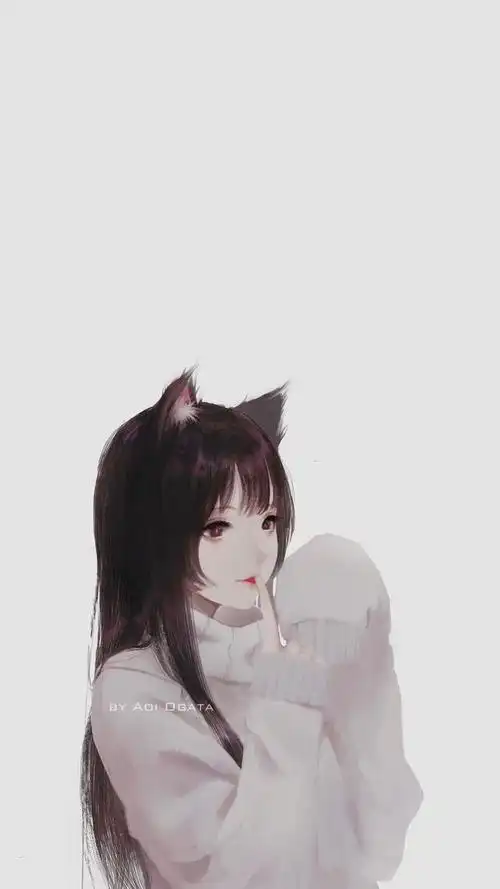 女生高冷系列,高清手机动漫壁纸图片