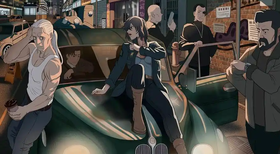 攻壳机动队同人插画