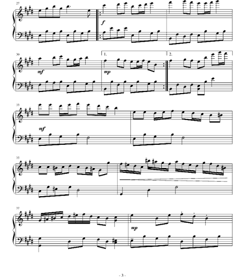 乐谱吧——【钢琴谱】郊游