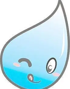 水露珠露水卡通创意水珠水点不开心撇嘴举水滴简笔画卡通水滴简笔画