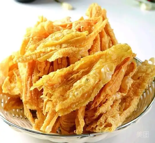 炸腐竹图片