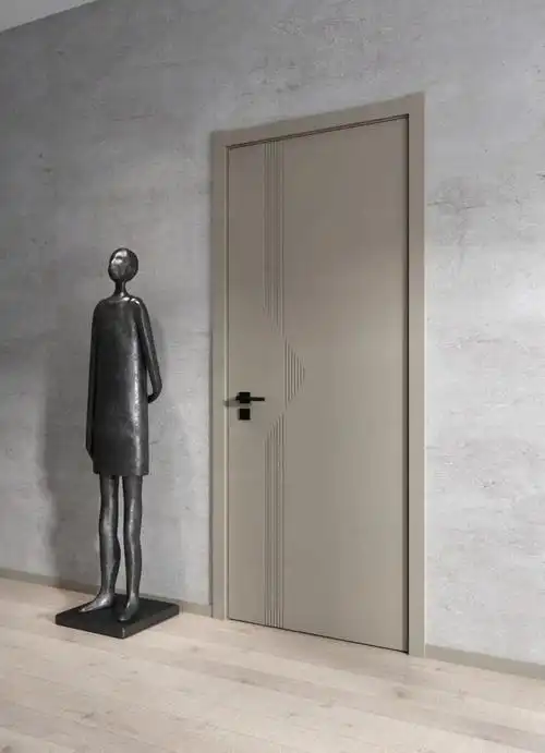 双羽木门 现代简约风格室内门卧室门图片