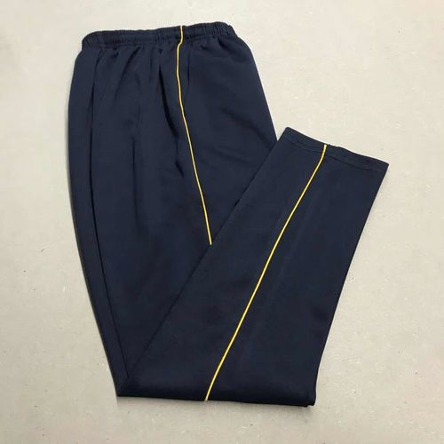 丙伦加绒校服裤子藏青色初中生高中生藏蓝色学生校裤藏蓝色校裤男女初