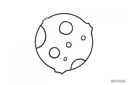 一组星球简笔画图片