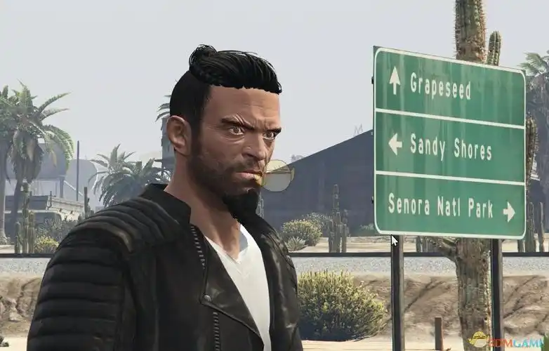 《侠盗猎车5》老崔最终幻想发型mod