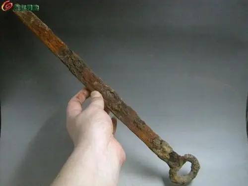 一个汉代铁削刀~