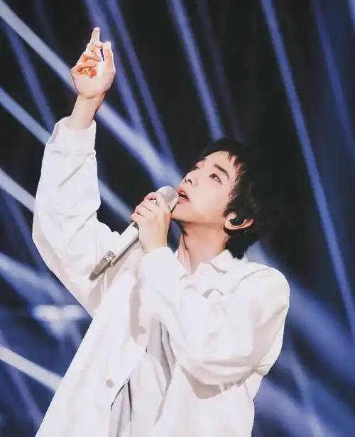 华晨宇新发型被吐槽,粉丝滤镜太厚,还是染回黑发吧_漫画_评论_粉色