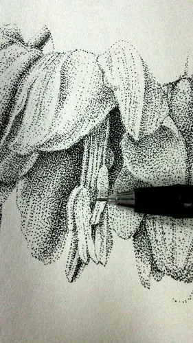 点画小品|纯艺术|绘画|老树林 - 原创作品 - 站酷 (zcool)