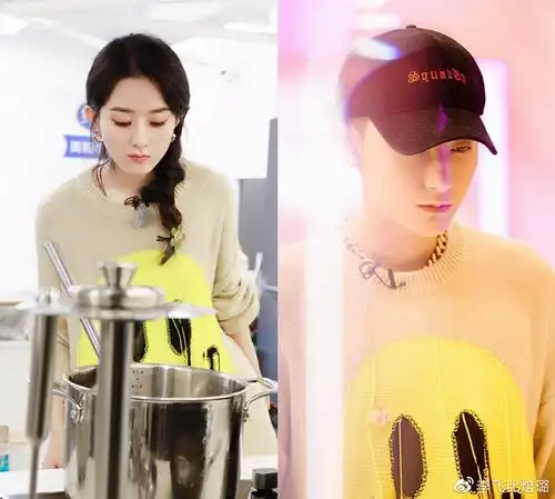 赵丽颖黄子韬撞衫同款流苏笑脸毛衣,一甜一酷,诠释不一样的风格