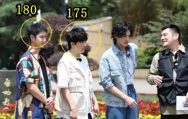 王一博现身成都录制和175大张伟站在一起这腿确定不是五五分