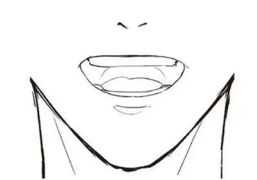 漫画人物牙齿怎么画教你漫画人物牙齿嘴巴的画法教程