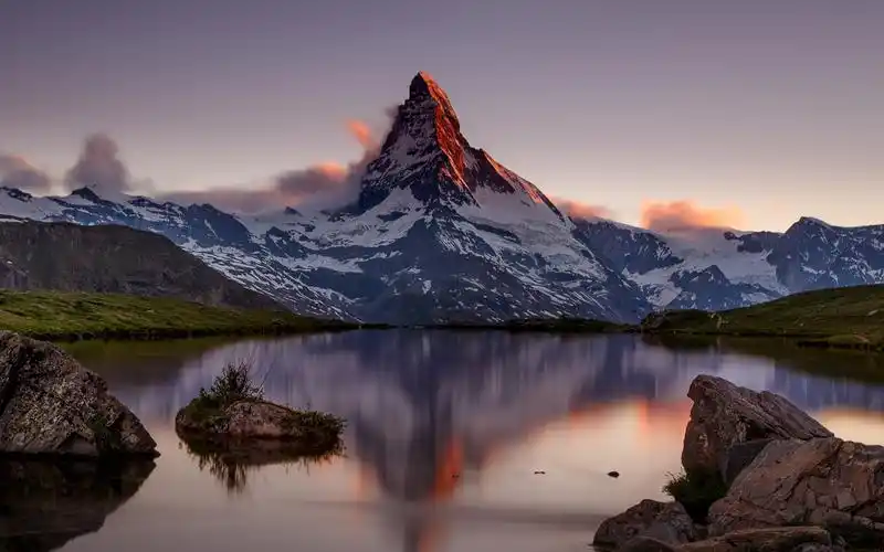 马特洪峰自然风景图片桌面壁纸 - tt98图片网