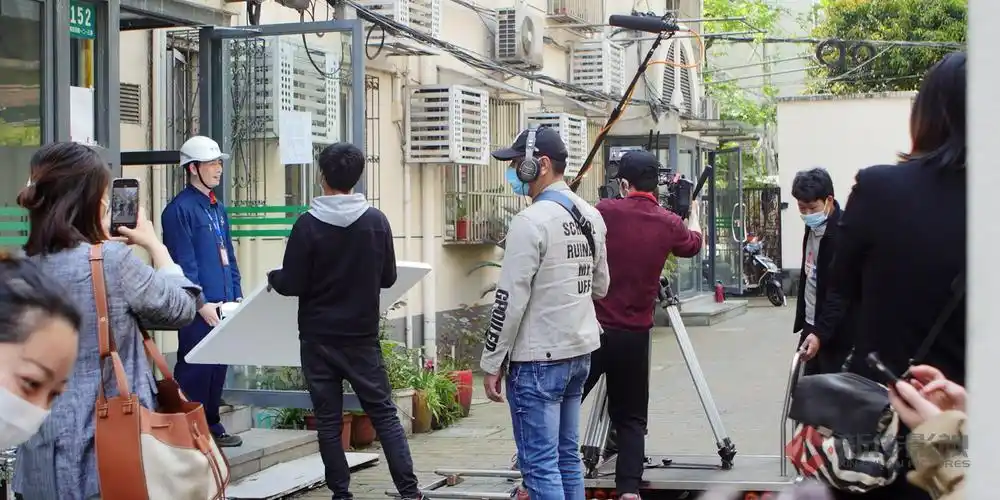 上海电信企业宣传片拍摄花絮