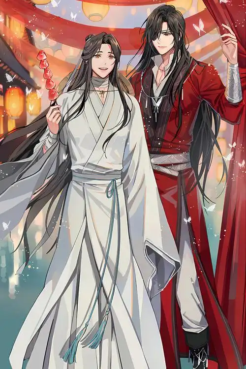 画墙纸谢怜花城三郎花怜国漫动漫周边天官赐福挂画 03 谢怜 其它 海报