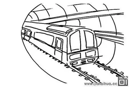地铁简笔画地铁简笔画儿童画