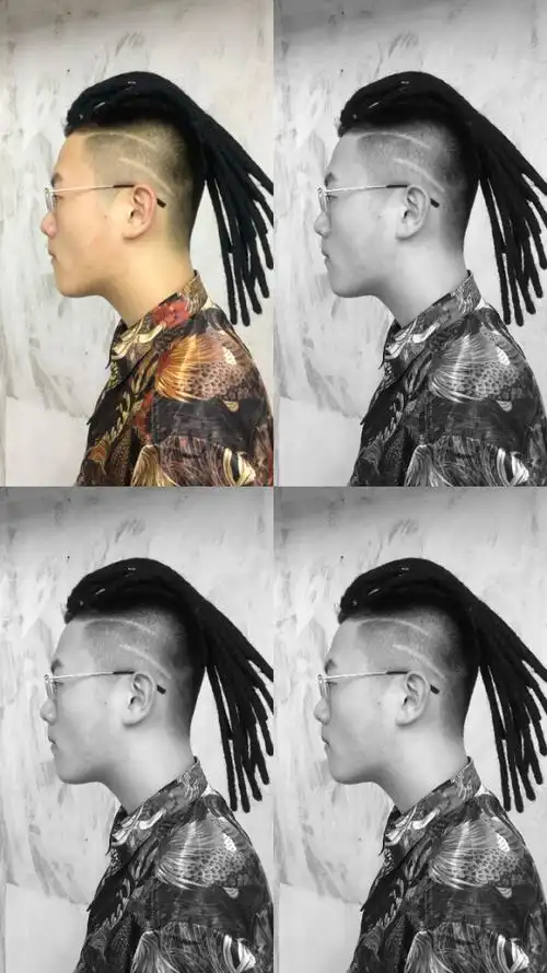济南专业脏辫黑人烫锡纸烫无痕接发#制作#教学