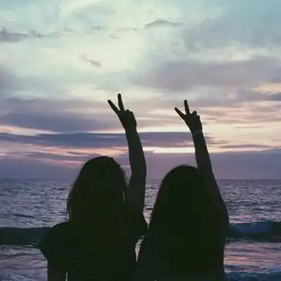 闺蜜图片大全唯美2018最新版 你丧我丧负负得正