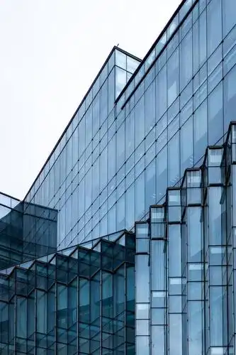 广州珠江新城楼宇 建筑 蓝色 反光 天空 发展 户外 商业 广州 玻璃