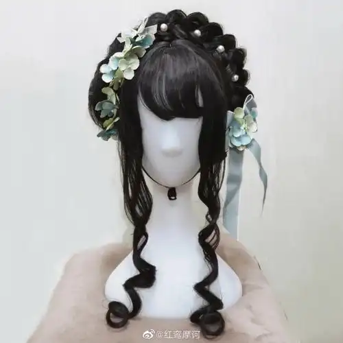 lolita造型优雅古典风格cla系编发假发造型