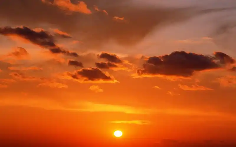 唯美的落日图片夕阳晚霞落日