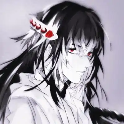 2020动漫黑暗系男头像图片 黑白动漫男头高冷霸气