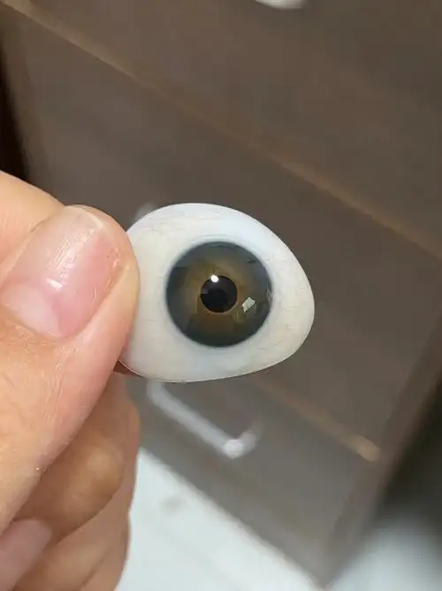 分享一个我挖到的宝贝蓝绿色眼珠子