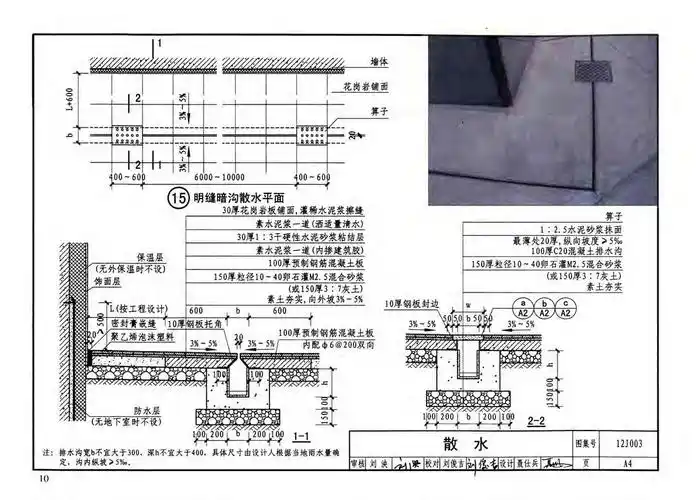 12j003室外工程12j003室外工程图集主要内容包含以下六大部分,散水