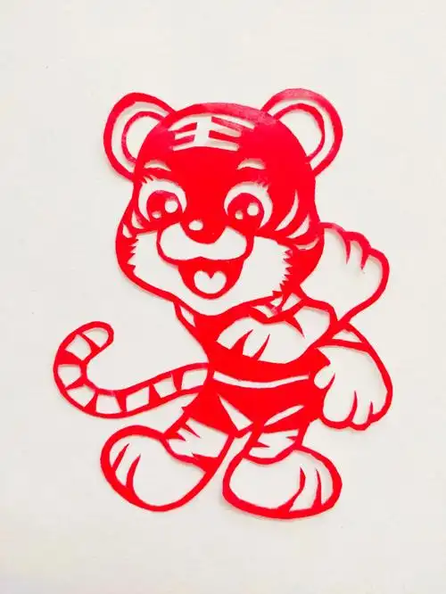 剪纸老虎