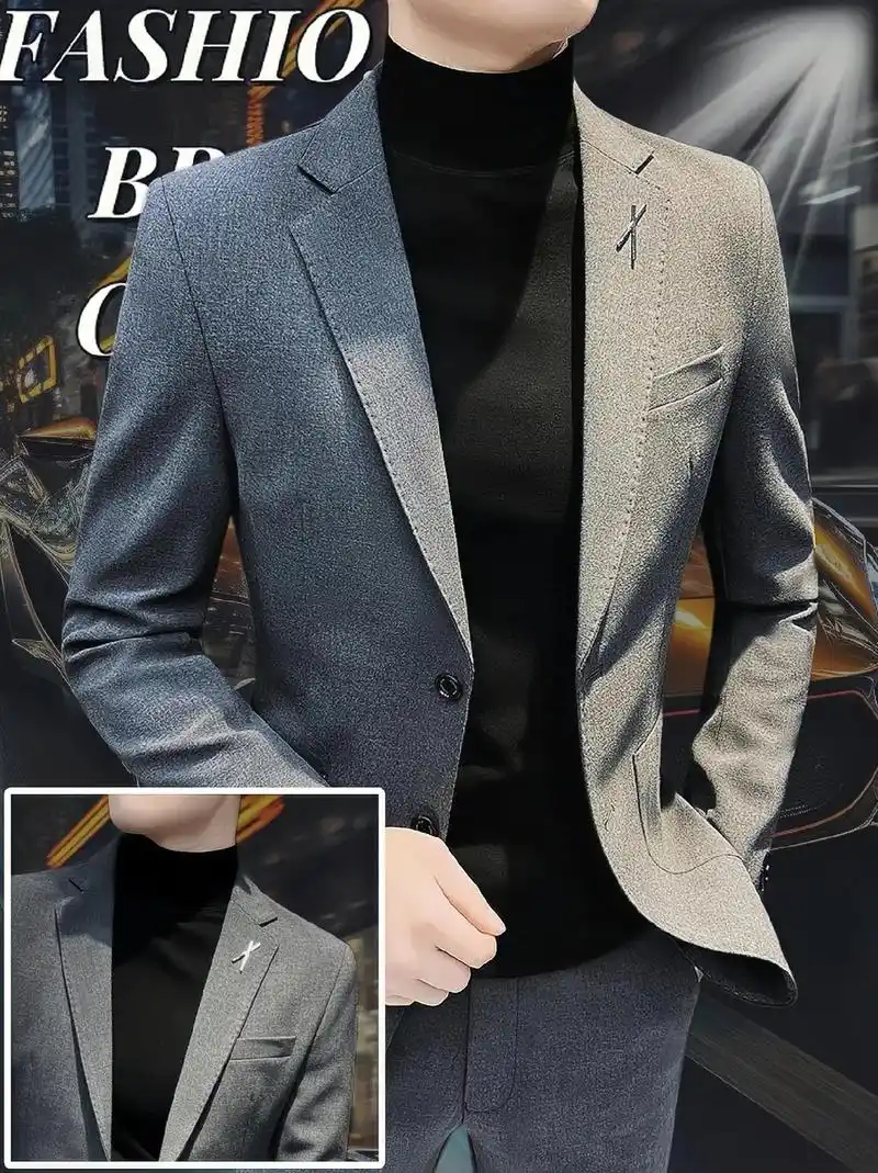 痞帅高级感西装男商务正装,给你带来时尚俊雅的穿搭!