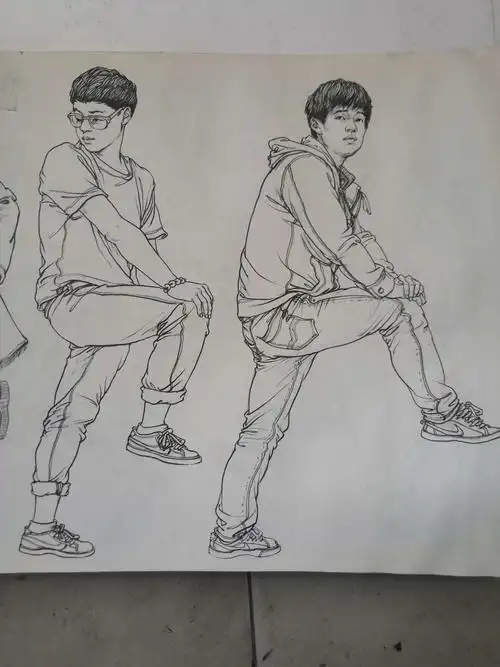 清晰度为主的速写临摹范画