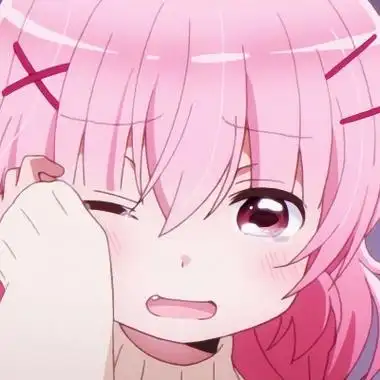 qq头像女生可爱粉色系动漫可爱动漫头像女呆萌粉色