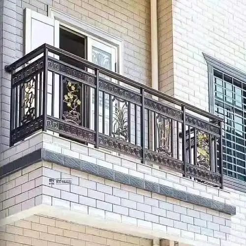 佛山铝合金护栏定制 学校小区阳台防护栏 加厚材质货真价实荣强铝艺