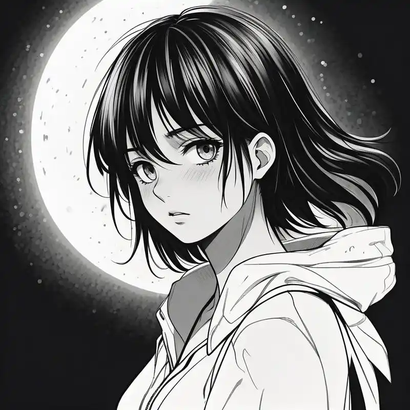 96 悲伤黑白素描头像,谁懂啊家人们 06 悲伤的黑白素描头像,每一