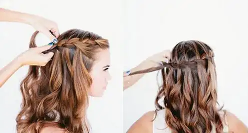 法式瀑布编发 美到让人窒息的惊艳第4页