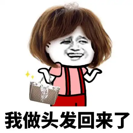 有头发的熊猫头表情包 - 有头发的熊猫头微信表情包 - 有头发的熊猫头