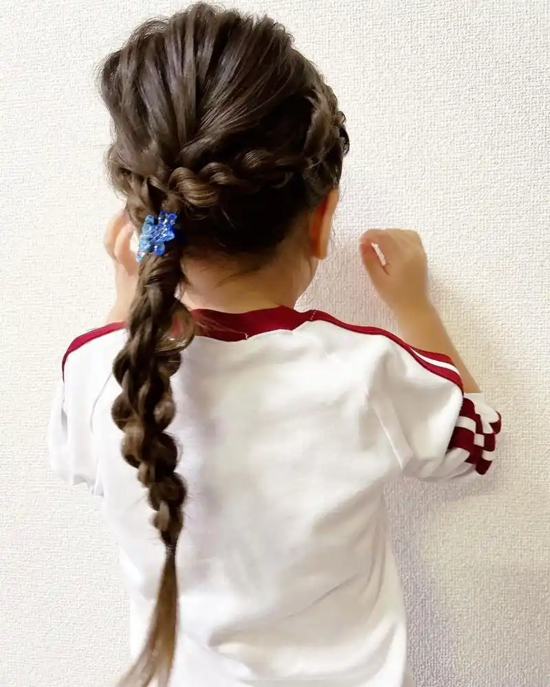 儿童可爱编发教程,简单好看又好学