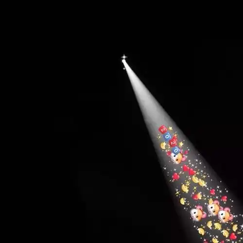 2020年我们一起发光吧~朋友圈背景一束光