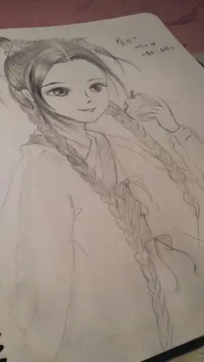 手绘 白浅 三生三世十里桃花