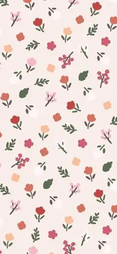 小清新碎花纹理平铺手机壁纸