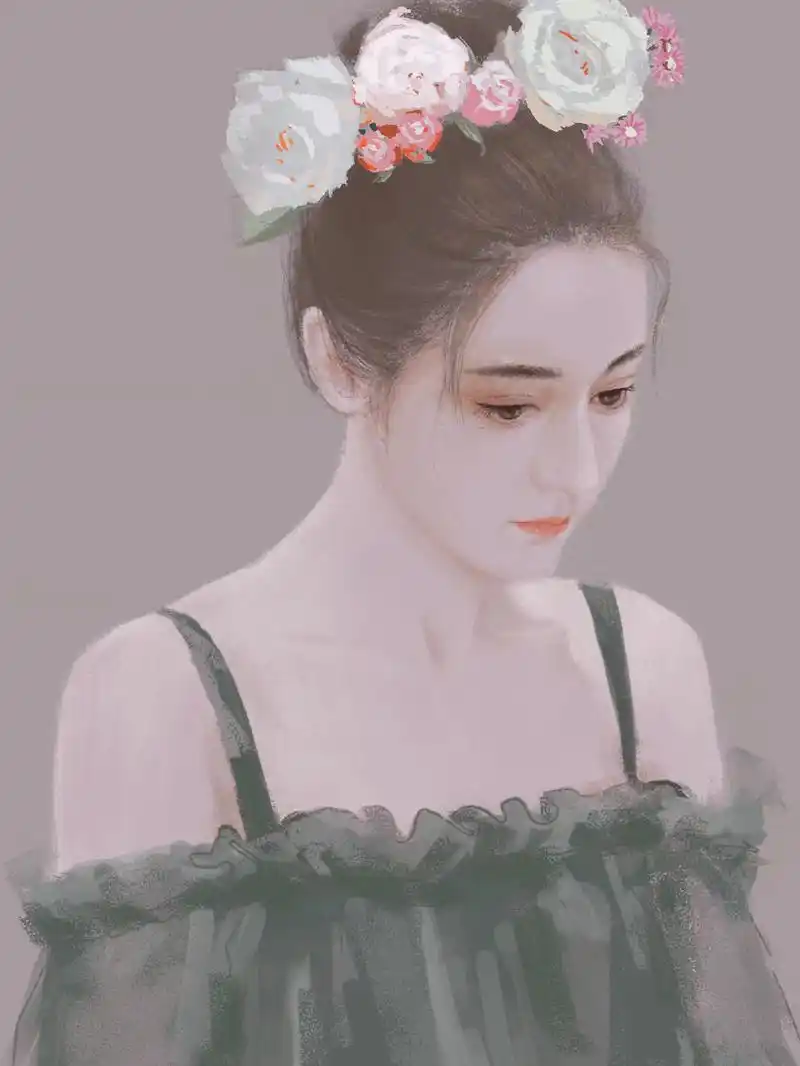 插画丨手绘头像丨迪丽热巴 斗胆画了仙女0269♀15