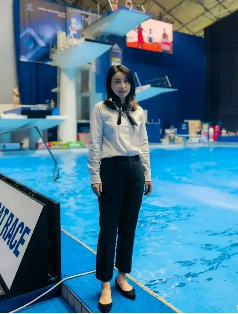郭晶晶福冈世锦赛工作美照!